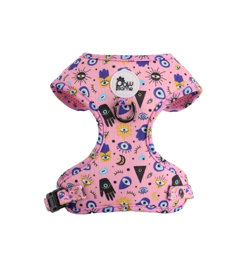 Pink Fortune Dog Vest Harness