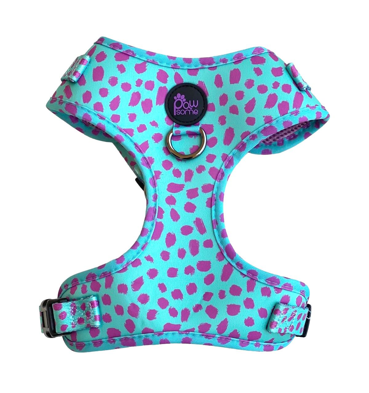 Pawsome - Tiffany Polka Dog Vest Style Harness