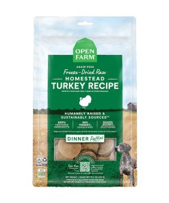 Open Farm Freeze Dried Raw Homestead Turkey Patties Dry Dog Food 297G