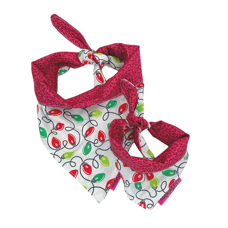 LolaBellaBoo – Christmas Lights Bandana