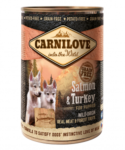 Carnilove Salmon & Turkey for Puppies (Wet Food Cans) 400g