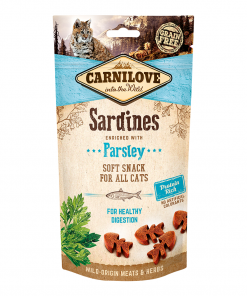 Carnilove Sardine enriched with Parsley Soft Snack for Cats 50g