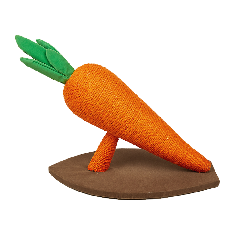 FOFOS Carrot Cat Scratcher L