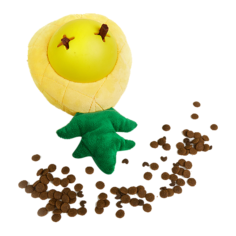 FOFOS Cute Pineapple Treat Dispensing Dog Toy - Image 3