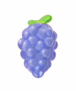 Alternative view of FOFOS Tough Fruit Squeaky Crazy Grape Dog Toy