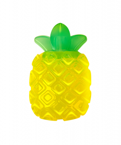 Alternative view of FOFOS Tough Fruit Squeaky Jelly Pineapple Dog Toy