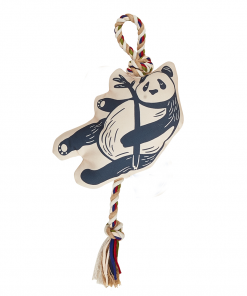 Alternative view of FOFOS Panda Flossy Rope Dog Toy