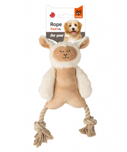 FOFOS Rope Leg Plush Sheep Dog Toy