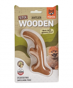 FOFOS Woodplay Antler Dog Toy