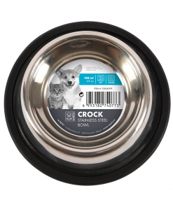 M-PETS Crock Stainless Steel Bowl XS-10.5cm*3.5cm*15cm
