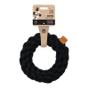 M-PETS Coto Black Ring L Eco Friendly Dog Toy-18cm