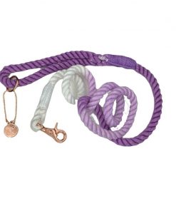 Purple Haze Organic Cotton Rope Leash 5ft