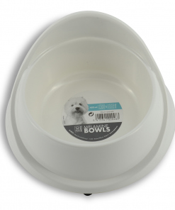 M-PETS Melamine Single Fashion Bowl White 450ml