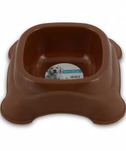 M-PETS Plastic Single Bowl  Brown 2300ml