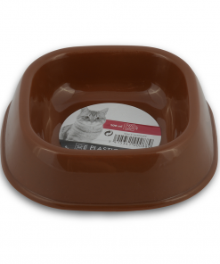 M-PETS Plastic Single Bowl Brown 200ml