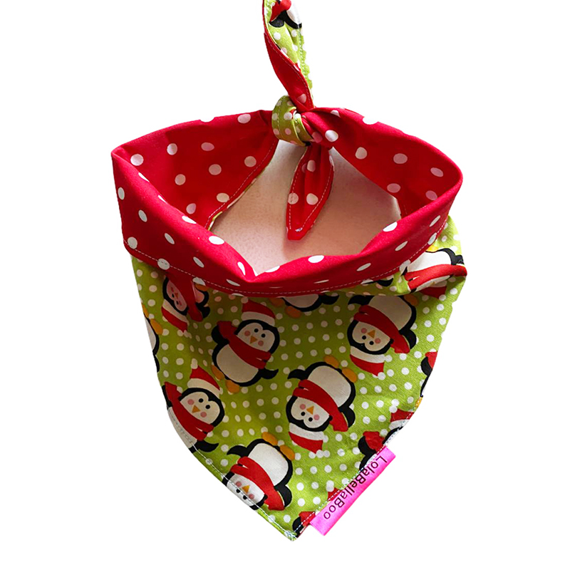 LolaBellaBoo – Penguin and Polka red